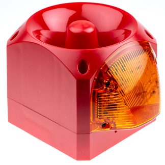 Segnalatore acustico e luminoso Klaxon serie Nexus, Ambra, 10 → 60 V c.c., 105dB a 1 m