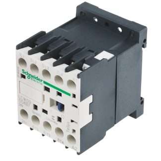 Contattore Schneider Electric, serie LC1K, 4 poli, 4NO, 20 A, bobina 24 V c.a.
