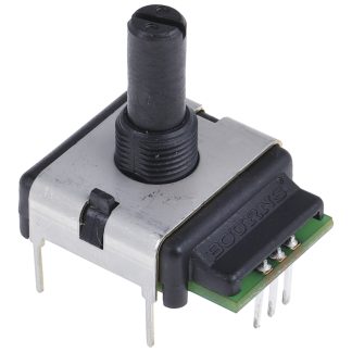 Encoder incrementale Bourns, 24 impulsi giro , dia. albero 6.35mm, uscita in quadratura