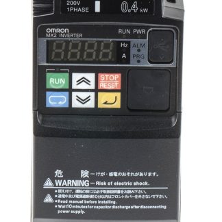 Inverter Omron, 0,4 kW, 230 V c.a., 1 fase, 0.1 → 400Hz