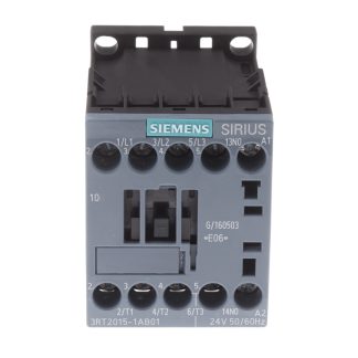 Contattore Contattore di potenza Siemens, serie Size S00, 3RT2, 3 poli, 3 NA, 7 A, 3 kW, bobina 24 V c.a.