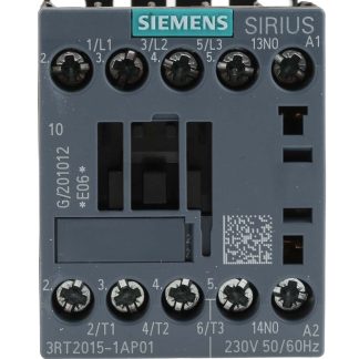 Contattore Siemens, serie Size S00, 3RT2, 3 poli, 3 NA, 7 A, 3 kW, bobina 230 V c.a.