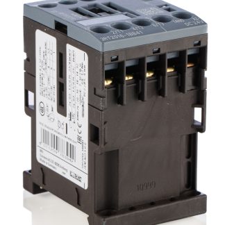 Contattore Siemens, serie Size S00, 3RT2, 3 poli, 3 NA, 9 A, 4 kW, bobina 24 V c.c.