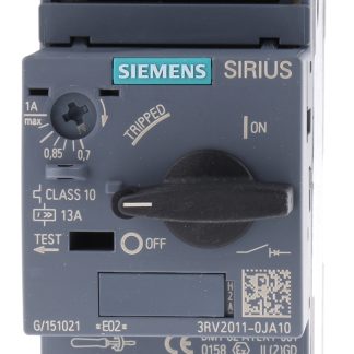 Interruttore automatico del motore Siemens, 0,7 → 1 A SIRIUS 3RV