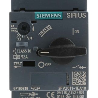 Interruttore automatico del motore Siemens, 690 V, 2,8 → 4 A SIRIUS 3RV