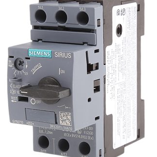 Interruttore automatico del motore Siemens, protezione Interruttore automatico, 690 V, 5,5 → 8 A. SIRIUS 3RV