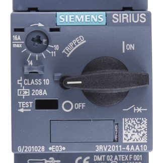 Interruttore automatico del motore Siemens, 20 → 690 V, 10 → 16 A SIRIUS 3RV