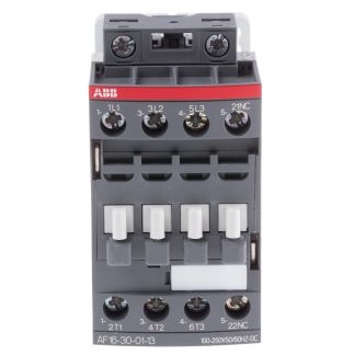 Contattore ABB, serie AF, 3 poli, 3NO, 10.5 A, 7.5 kW, bobina 230 V ca