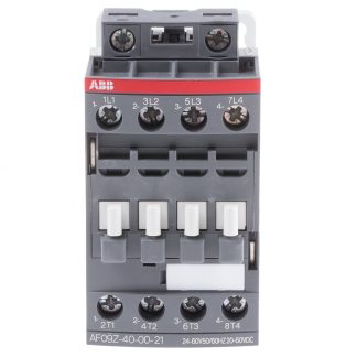 Contattore ABB, serie AF, 4 poli, 4NO, 7 A, 4 kW, bobina 24 V ca/cc