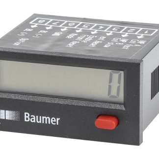 Contatore Baumer, Impulsi, 7kHz, display LCD 8 cifre