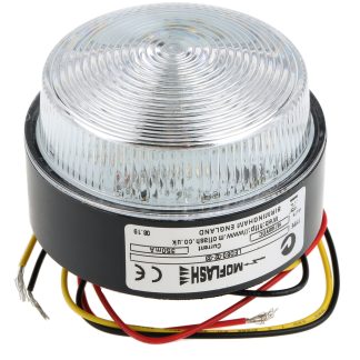 Segnalatore Lampeggiante, Fisso Moflash, LED, Blu, 10 → 100 V.