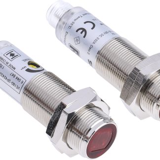 Sensore fotoelettrico Cilindrico RS PRO, a fascio diretto, rilevamento 28 m, uscita PNP