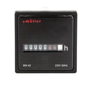 Contatore Muller, Ore, display Analogico 6 cifre, 60 Hz, 230 V c.a.