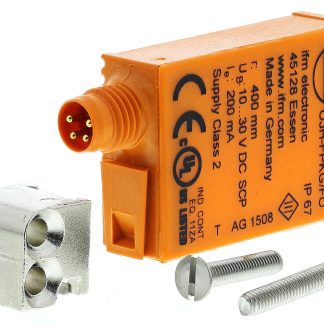 Sensore fotoelettrico Rettangolare ifm electronic, a diffusione, rilevamento 15 mm → 400 mm, uscita PNP