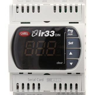 Termoregolatori PID Carel DN33, 24 V c.a. / c.c., 144 x 70mm, 1 uscita Relè