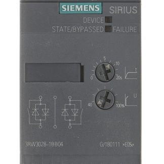 Avviatore soft-start Siemens, 3 fasi, 18,5 kW, 400 V c.a., IP20