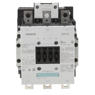 Contattore Siemens, serie Size S6, 3RT1, 3 poli, 3 NA, 185 A, 90 kW, bobina 230 V ca