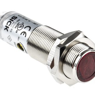 Sensore fotoelettrico Cilindrico SICK, a retroriflessione, rilevamento 50 mm → 7 m., uscita PNP