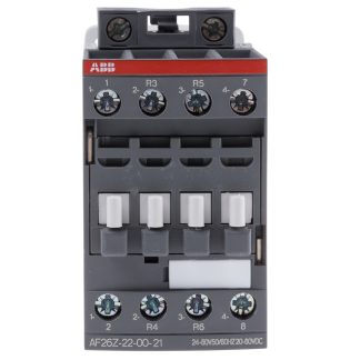 Contattore ABB, serie AF, 4 poli, 2 NO + 2 NC, 45 A, 11 kW, bobina 24 V ca/cc