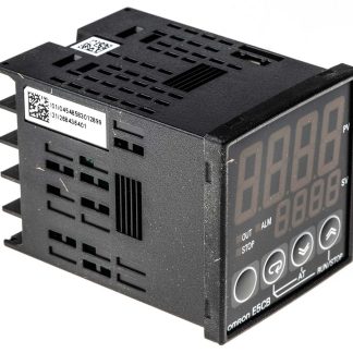 Termoregolatori PID Omron E5CB, 24 V ca / cc, 48 x 48mm, 1 uscita SSR, relè a stato solido, logica