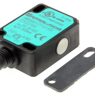 Sensore di prossimità a parallelepipedo Pepperl + Fuchs, rilevamento 400 mm, 20 → 30 V c.c.