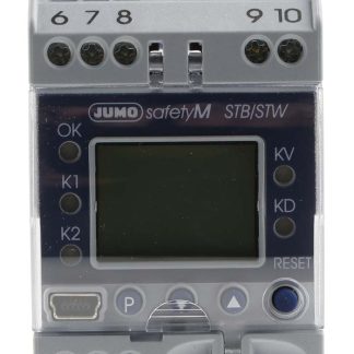 Limitatore di temperatura Jumo STB/STW, 110 → 240 V c.a., 85 x 45mm, 2 uscite Relè