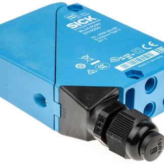 Sensore fotoelettrico Rettangolare SICK, a retroriflessione, rilevamento 30 mm → 22 m., uscita Relè