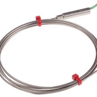 Termocoppia a isolamento minerale tipo K, Ø sonda 1.5mm, lungh. sonda 1.5m, +1100°C