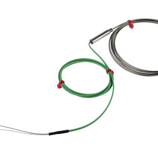 Termocoppia a isolamento minerale tipo K, Ø sonda 1.5mm, lungh. sonda 2m, +1100°C