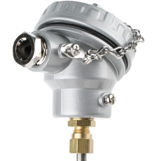 Termocoppia a isolamento minerale tipo K, Ø sonda 6mm, lungh. sonda 200mm, +1100°C