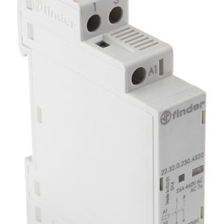 Contattore Finder, serie 22, 2 poli, 2NO, 25 A, 2,2 W, bobina 240 V CA