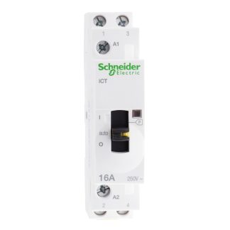 Contattore Schneider Electric, serie iCT, 2 poli, 2 N/A, 16 A, bobina 230 V ca