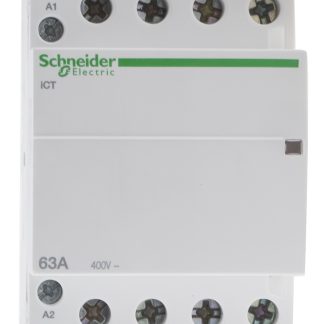 Contattore Schneider Electric, serie iCT, 4 poli, 4NO, 63 A, bobina 24 V c.a.
