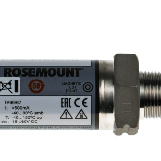 Interruttore di livello a vibrazione Rosemount serie 2110, montaggio laterale o superiore, uscita PNP