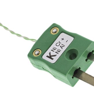 Termocoppia a giunzione esposta tipo K, Ø sonda 1/0.315mm, lungh. sonda 10m, +250°C