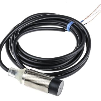 Sensore di prossimità Cilindro filettato Omron, M18, rilevamento 16 mm, 12 → 24 V c.c.