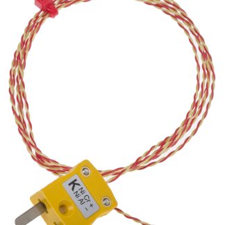 Termocoppia a giunzione esposta tipo K, Ø sonda 1/0.3mm, lungh. sonda 1m, +250°C