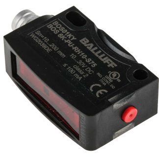 Sensore fotoelettrico Rettangolare BALLUFF, a diffusione, rilevamento 1 mm → 200 mm, uscita PNP