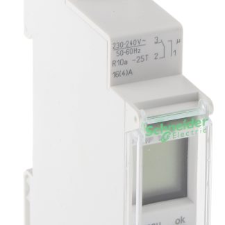 Temporizzatore per guida DIN Schneider Electric, SPDT, 230 V, 1 canale, Giorni, ore