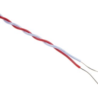 Termocoppia a giunzione esposta tipo T, Ø sonda 1/0.3mm, lungh. sonda 5m, +250°C