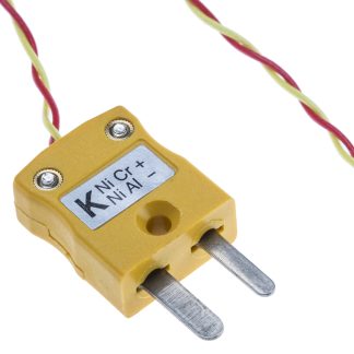Termocoppia a giunzione esposta tipo K, Ø sonda 7/0.2mm, lungh. sonda 5m, +250°C