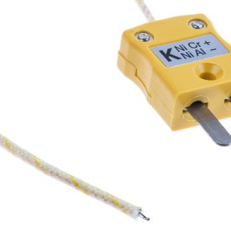 Termocoppia tipo K, Ø sonda 1/0.3mm, lungh. sonda 5m, +250°C