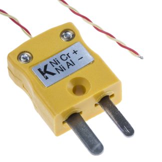 Termocoppia a giunzione esposta tipo K, Ø sonda 1/0.2mm, lungh. sonda 10m, +250°C