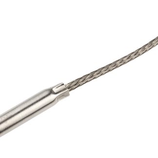 Termocoppia con messa a terra tipo K, Ø sonda 4.76mm, lungh. sonda 25mm, +350°C