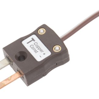 Termocoppia a giunzione esposta tipo T, Ø sonda 1/0.376mm, lungh. sonda 10m, +250°C