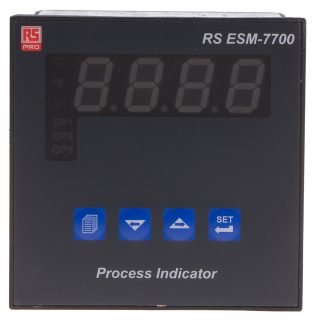 Regolatore di temperatura On/Off RS PRO, 24 V c.a. / c.c., 72 x 72mm, 2 uscite Relè