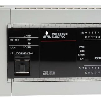CPU PLC Mitsubishi Electric FX5U, ingressi: 16, uscite: 16, 32 I/O, 100 → 240 V c.a.