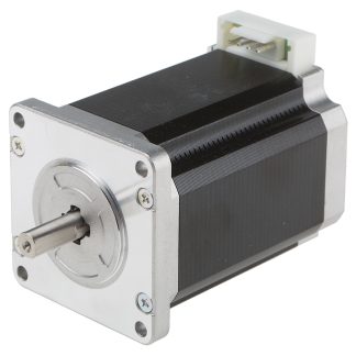 Motore passo passo Ibrido, Albero singolo Sanyo Denki, coppia 2.7Nm, ang. 1.8°, 24 V,Ø asta 8mm