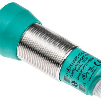 Sensore di prossimità Cilindro liscio Pepperl + Fuchs, rilevamento 4 m, 10 → 30 V c.c.