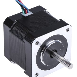 Motore passo passo Magnete permanente, ibrido RS PRO, coppia 0.36Nm, ang. 1.8°, 2,8 V,Ø asta 5mm
